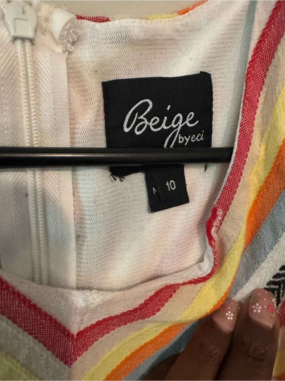 Striped Dress and Crossbody Bag Combo